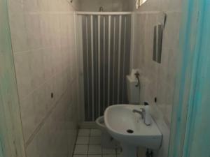 Koupelna v ubytování Dama HostelBB