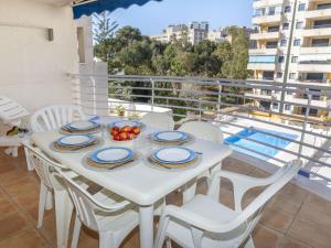 Balkón nebo terasa v ubytování Apartment Oroblanc by Interhome