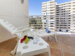 Balkón nebo terasa v ubytování Apartment Oroblanc by Interhome