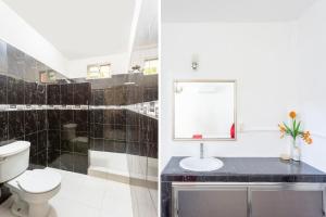 Koupelna v ubytování OYO Hotel Rio