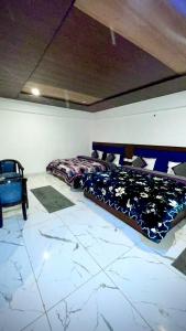 Ruang duduk di New Hotel Mahadev