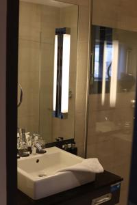 Koupelna v ubytování Hafenhotel Meereszeiten