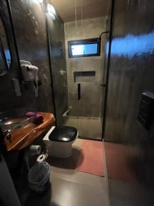 Koupelna v ubytování Hostel Picus