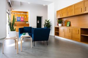 Posezení v ubytování MAB - Maison des Artistes Bard