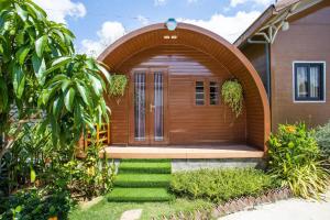 Zahrada ubytování Linh Dan Bungalow
