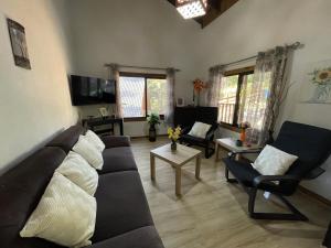 Televisyen dan/atau pusat hiburan di Villa Jarabacoa Monte Bonito