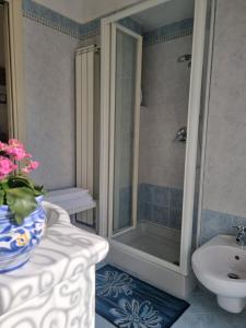 Koupelna v ubytování B&B Fontanella
