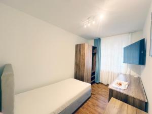 Postel nebo postele na pokoji v ubytování Zunfthaus zu Wirthen + 26 fotografií