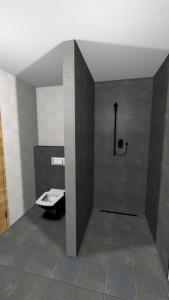 Ein Badezimmer in der Unterkunft Boderhof Apartments