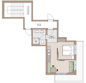 Grundriss der Unterkunft Boderhof Apartments