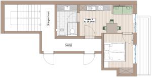 Grundriss der Unterkunft Boderhof Apartments