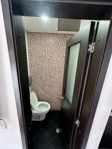 Koupelna v ubytování Hotel Chicala