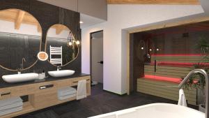 Postel nebo postele na pokoji v ubytování Hotel Stoeres - Active wellbeing