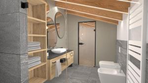 Koupelna v ubytování Hotel Stoeres - Active wellbeing