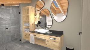 Koupelna v ubytování Hotel Stoeres - Active wellbeing