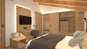 TV a/nebo společenská místnost v ubytování Hotel Stoeres - Active wellbeing