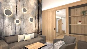 Posezení v ubytování Hotel Stoeres - Active wellbeing