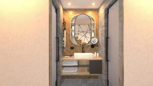 Koupelna v ubytování Hotel Stoeres - Active wellbeing