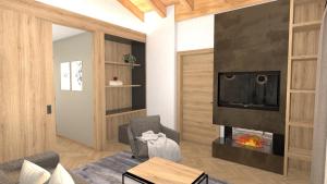 TV a/nebo společenská místnost v ubytování Hotel Stoeres - Active wellbeing