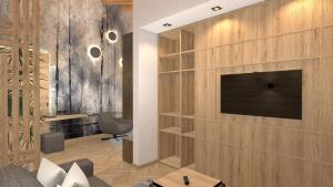 TV a/nebo společenská místnost v ubytování Hotel Stoeres - Active wellbeing