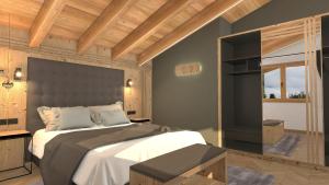 Postel nebo postele na pokoji v ubytování Hotel Stoeres - Active wellbeing