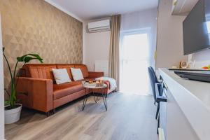 Ruang duduk di RZ Leszka Czarnego Apt 37 SuperApart +29 gambar