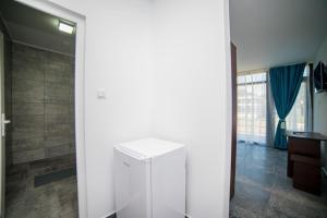Koupelna v ubytování Quantum villa