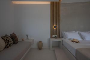 Postel nebo postele na pokoji v ubytování Kastraki Riviera