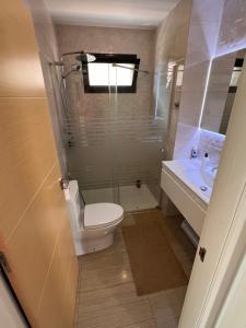 een badkamer met toilet en wastafel bij La Zenia12 in Orihuela