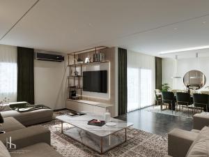 TV a/nebo společenská místnost v ubytování dreamland