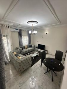 Posezení v ubytování Appartement meublé Nsam