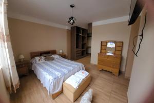 Ένα ή περισσότερα κρεβάτια σε δωμάτιο στο Giovi's house