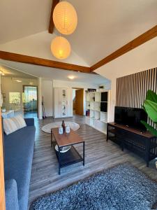 Η κουζίνα ή μικρή κουζίνα στο Appartement mit Blick ins Grüne
