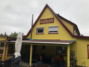 Bygningen som feriehuset ligger i