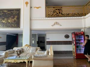 Posezení v ubytování Nhan Duc Hotel