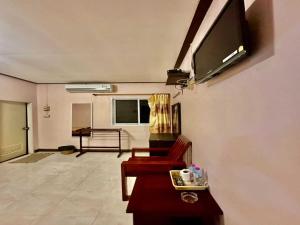 TV a/nebo společenská místnost v ubytování Prae Resort