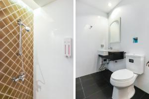 Koupelna v ubytování OYO 1074 Fin Hostel