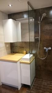 Ένα μπάνιο στο Central Aida Apartment