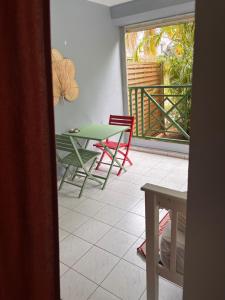 Balkón nebo terasa v ubytování Appart Milena T2 cosy et calme + 1 fotografie