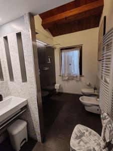 Koupelna v ubytování B&B Flavio e Catia