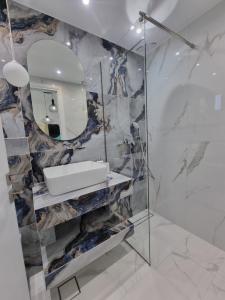 A bathroom at Hotel Andreas - Agistri (Skala)
