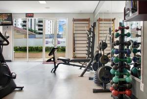Fitness centrum a/nebo fitness zařízení v ubytování Hotel Vila Olímpia H1910