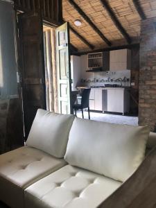 Dapur atau dapur kecil di Cabañas Campestres Monte Verde
