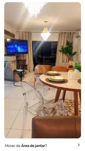 Μια τηλεόραση ή/και κέντρο ψυχαγωγίας στο Ap frente mar Meia praia