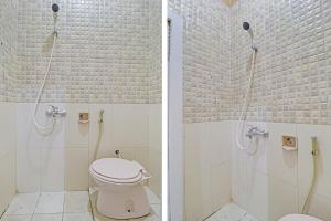 Ein Badezimmer in der Unterkunft OYO Life 91480 Putridapisa Syariah