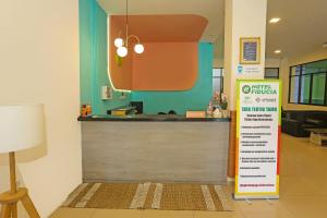 Móttaka eða anddyri á SUPER OYO Collection O 92130 Hotel Fiducia Kaji
