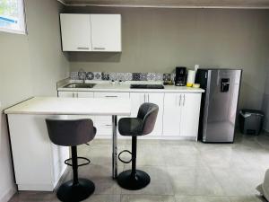 Kuchyň nebo kuchyňský kout v ubytování Apartamento Einoah