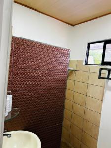 Koupelna v ubytování Apartamento Einoah