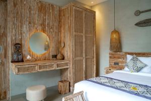 Letto o letti in una camera di The Macaw Ubud Green Uma Villa