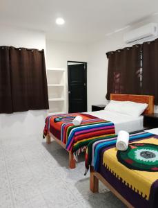 Ένα ή περισσότερα κρεβάτια σε δωμάτιο στο Casa Quintana +28 φωτογραφίες